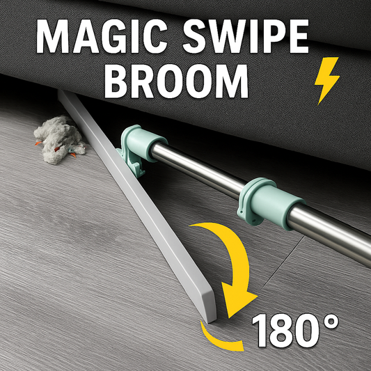 🧹⚡Magic Swipe Broom™ - 180° Mop 🏡 | Offer Ends Midnight 🔥