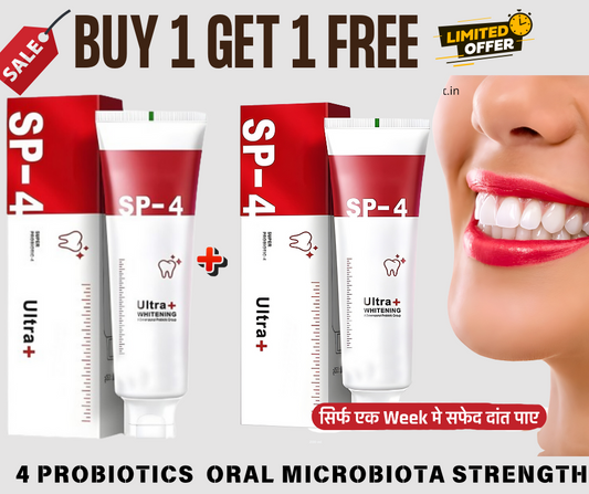 UltraBright SP-4 Teeth Whitening with Oral microbiota strength BUY 1 GET 1 FREE