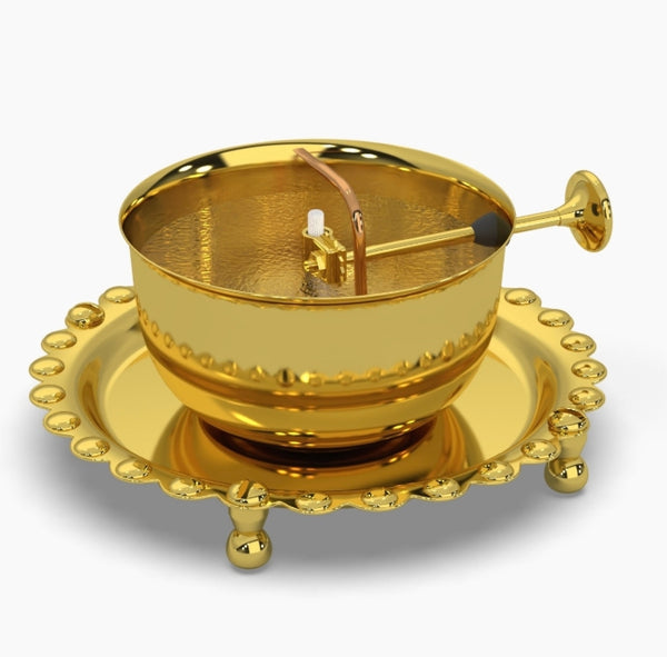 Golden Akhand Diya