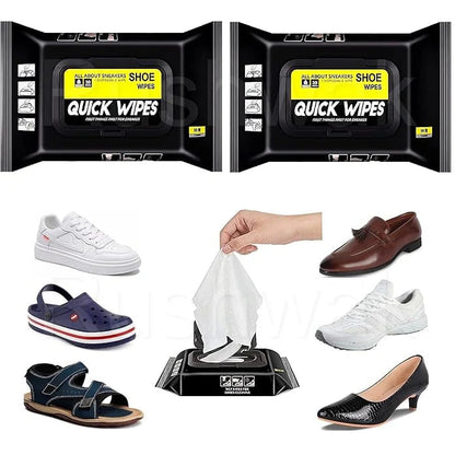 Natural Sneaker & Shoe Cleaner Wipes (1 Pack = 80 Pieces)