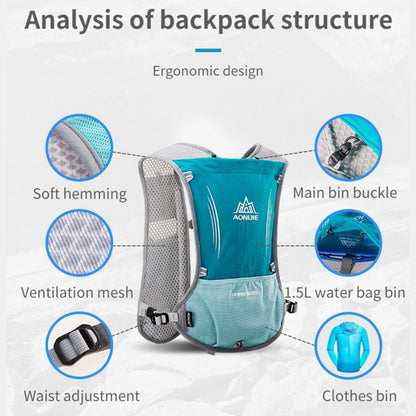AONIJIE 5L Hydration Running Backpack-E913S