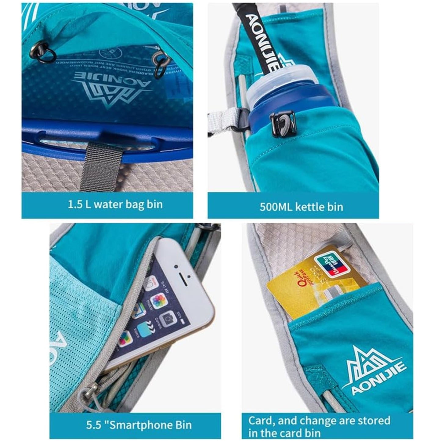 AONIJIE 5L Hydration Running Backpack-E913S