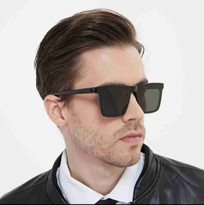 Everlly Phantom Men's Square Sunglasses