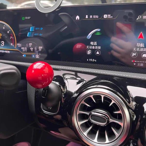 Metal Joystick Car Push Start Button Cover