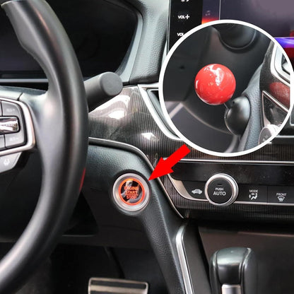 Metal Joystick Car Push Start Button Cover