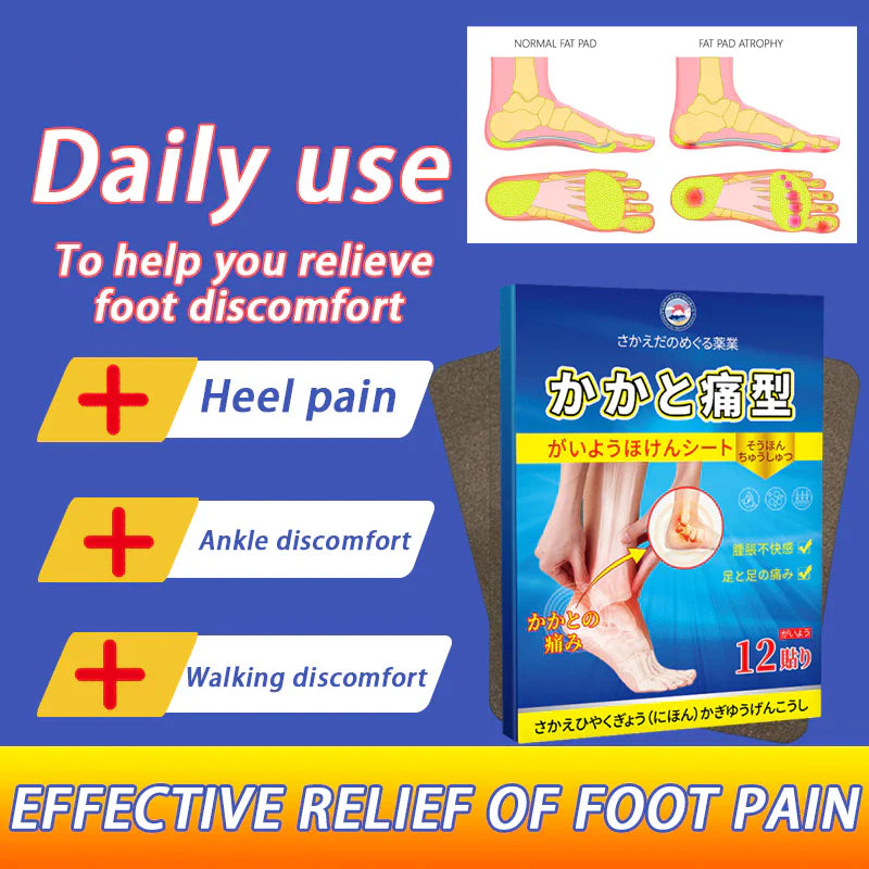 Japan Heel Pain Relief Patch ( BUY 1 GET 1 FREE )