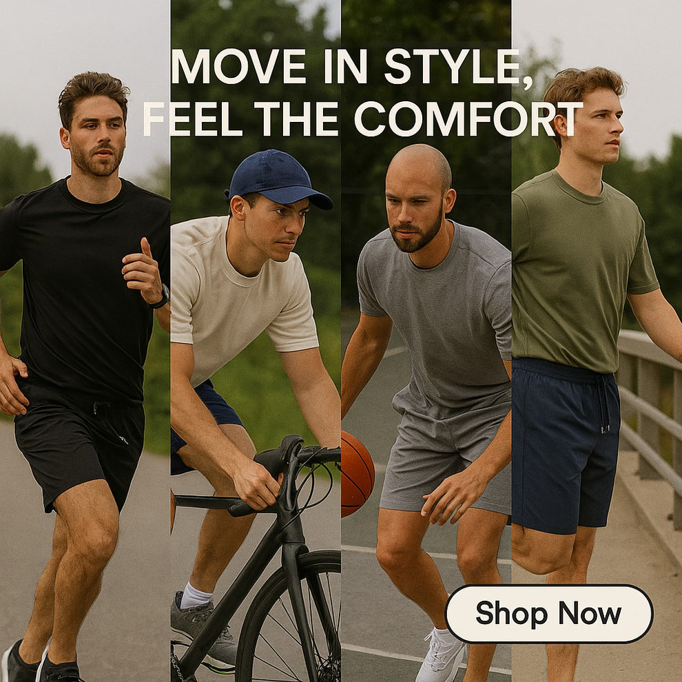 Men's Stretch Shorts (Pack of 4) | Soft & Breathable Summer Wear