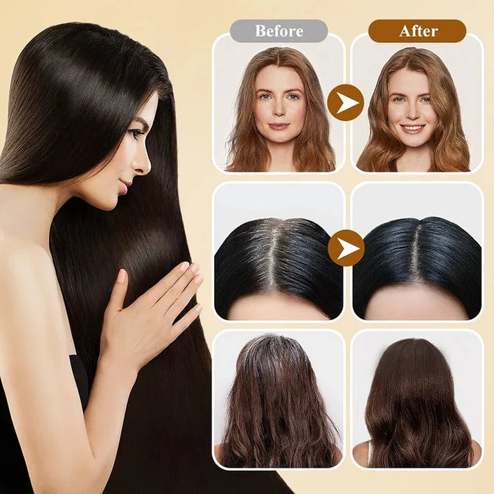 Original Japanese Long Lasting Natural Hair Dye Shampoo (Buy 1 Get 1 Free 😍)