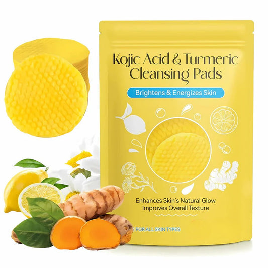 Turmeric Kojic Acid Cleansing Pads (Pack of 50)