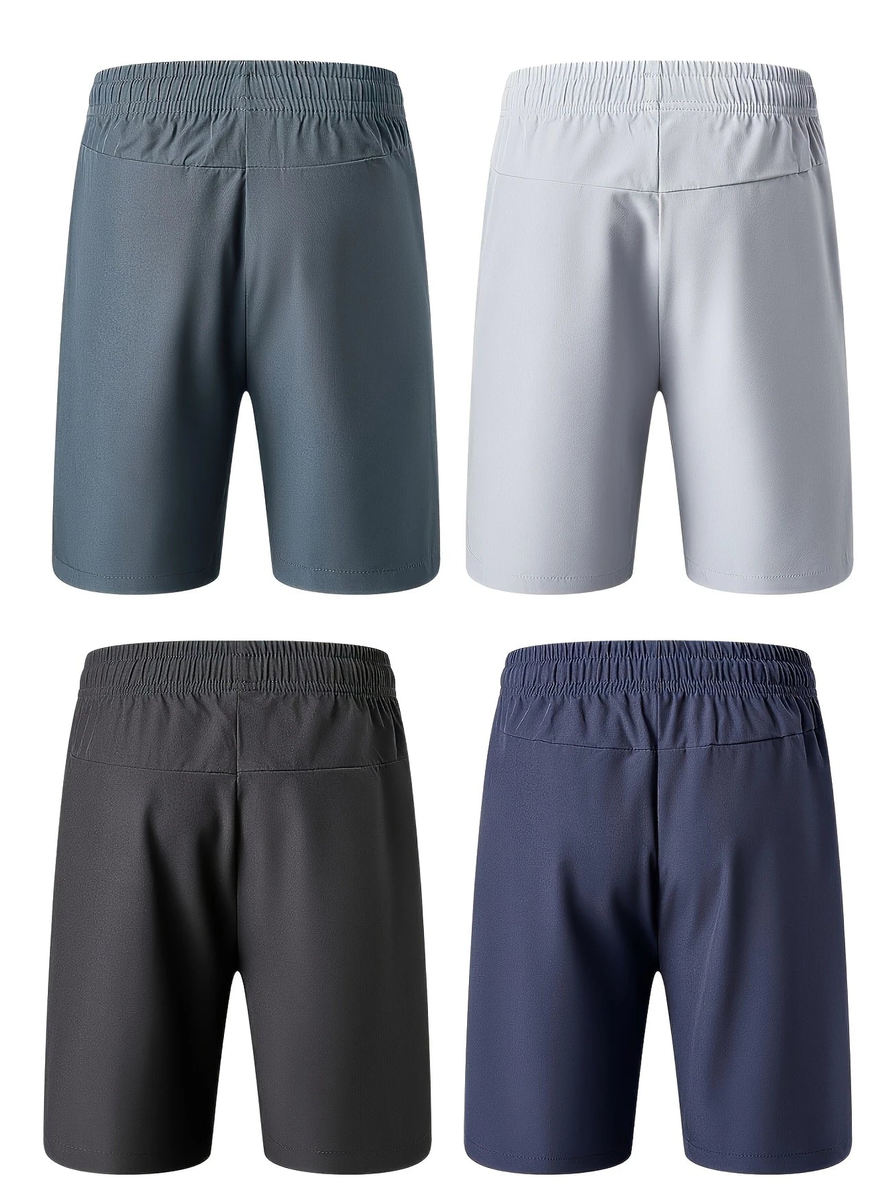 Men's Stretch Shorts (Pack of 4) | Soft & Breathable Summer Wear