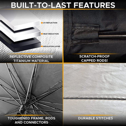 Car Windshield Sun Shade Umbrella