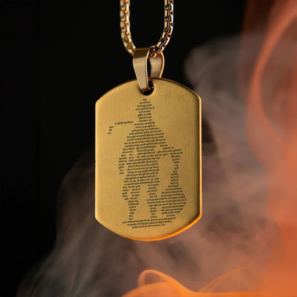 Hanuman Chalisha Pendant with Chain