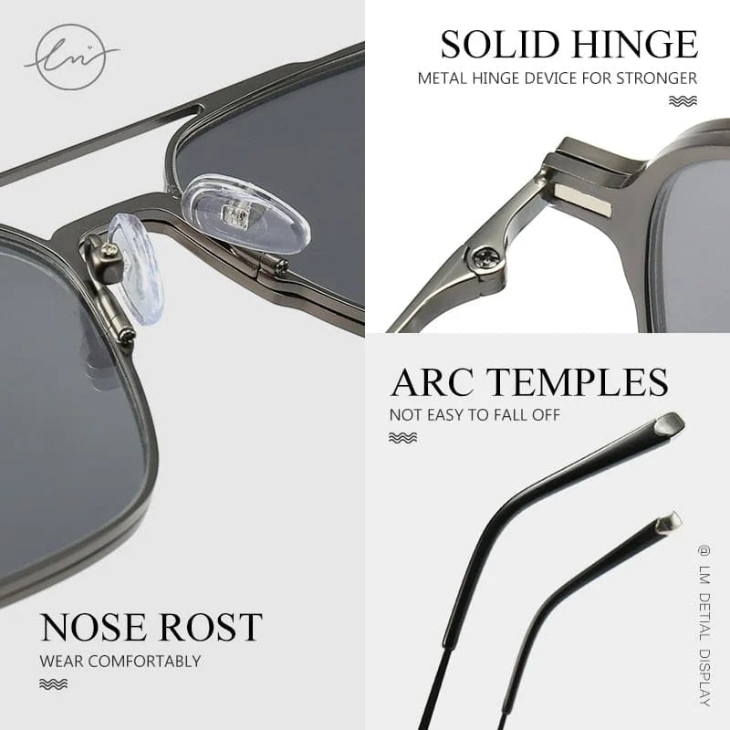 3-in-1 Magnetic Clip-On Sunglasses