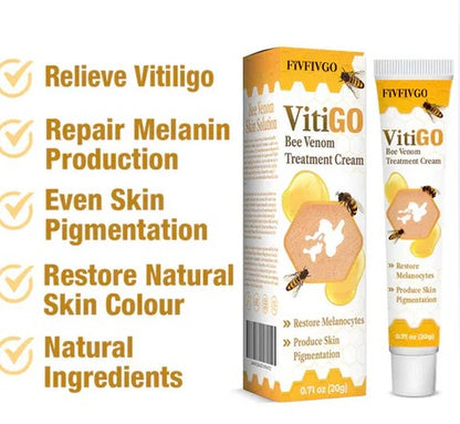 VitiGO™ Revitalizing Bee Venom Cream – Natural Skin Restoration & Vitality 🐝✨