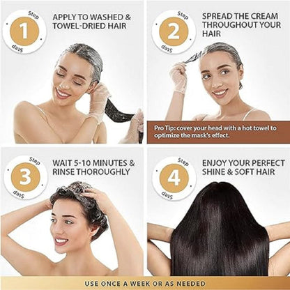 Original Karseell Collagen Hair Straightener Mask (Buy 1 Get 1 Free)