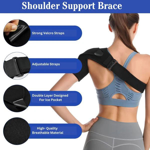 SPINECARE™ ORTHO SHOULDER SUPPORT| – PAIN RELIEF Shoulder Support Back Brace (DOCTOR'S CHOICE) INSTANT RELIEF