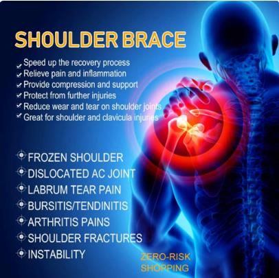 SPINECARE™ ORTHO SHOULDER SUPPORT| – PAIN RELIEF Shoulder Support Back Brace (DOCTOR'S CHOICE) INSTANT RELIEF