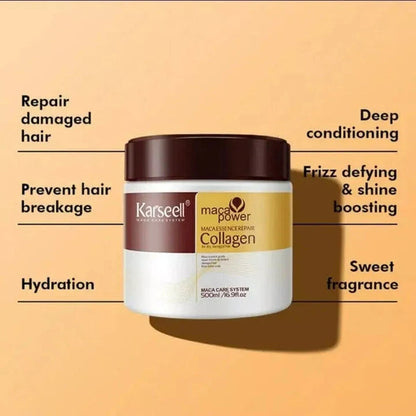 Original Karseell Collagen Hair Straightener Mask (Buy 1 Get 1 Free)