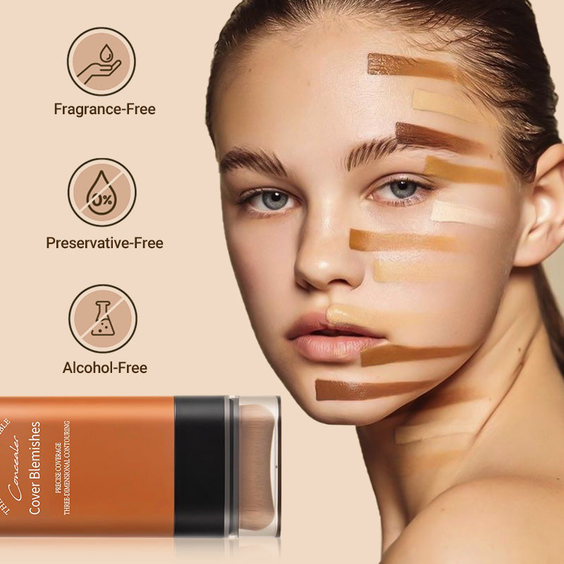 Korea Stick Concealer 2 heads with cream and brush