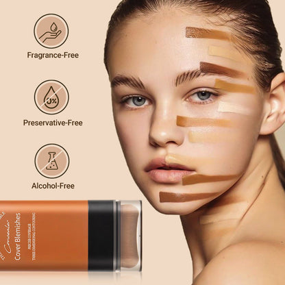 Korea Stick Concealer 2 heads with cream and brush