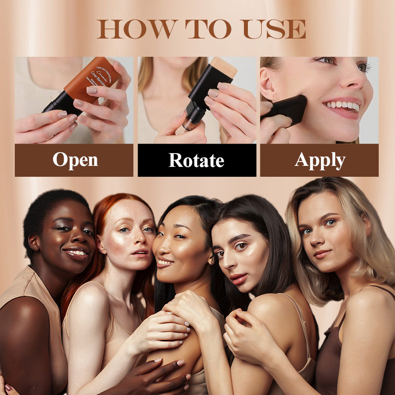 Korea Stick Concealer 2 heads with cream and brush