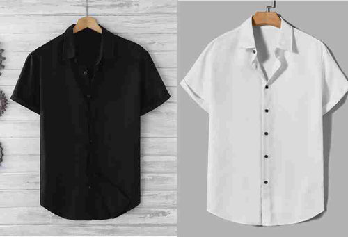 Men's Ice Silk Quick-Drying Shirt Combo of 2