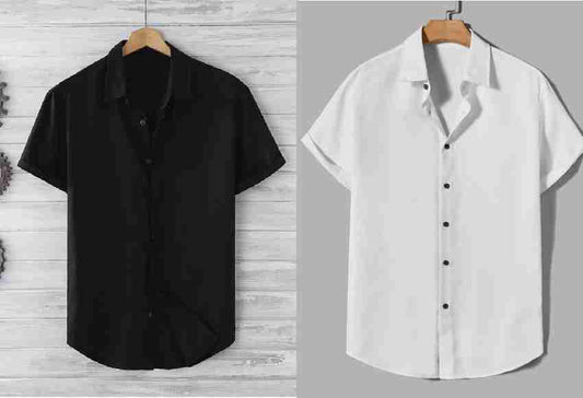 Men's Ice Silk Quick-Drying Shirt Combo of 2